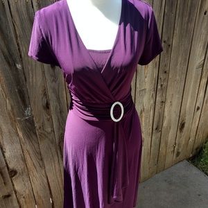 Royal purple dress